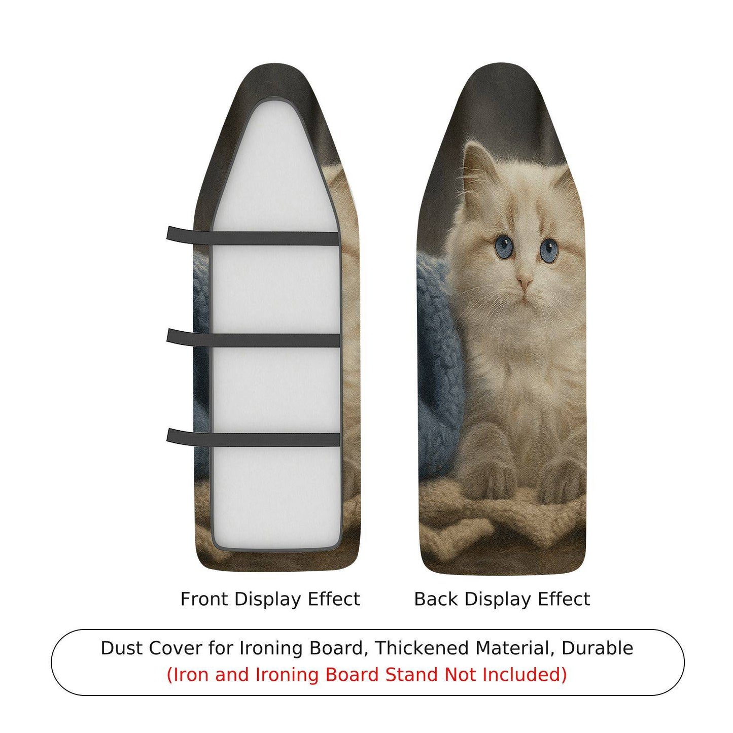 1-Piece Cat Cute Kitten Ironing Board Cover, Universal Size, Without Board