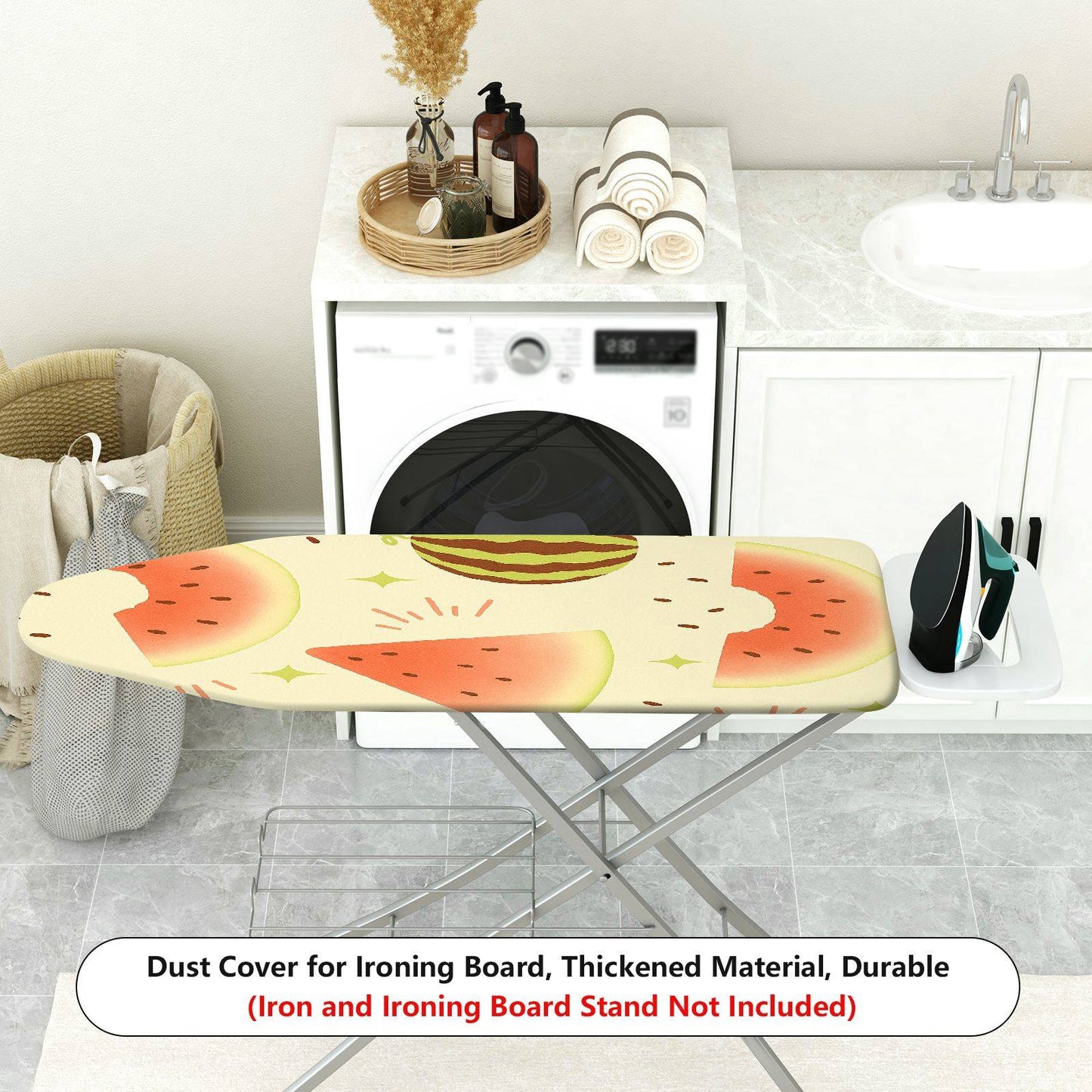 1-Piece Watermelon Fruit Summer Ironing Board Cover, Universal Size, Without Board
