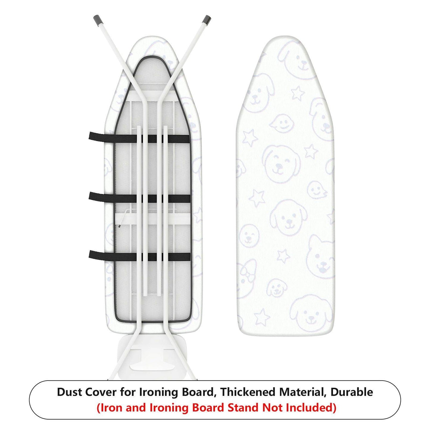 1-Piece Cute Animal Star Ironing Board Cover, Universal Size, Without Board