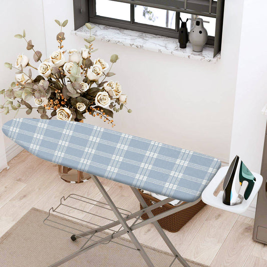 1-Piece Plaid Pattern Simple Modern Ironing Board Cover, Universal Size, Without Board