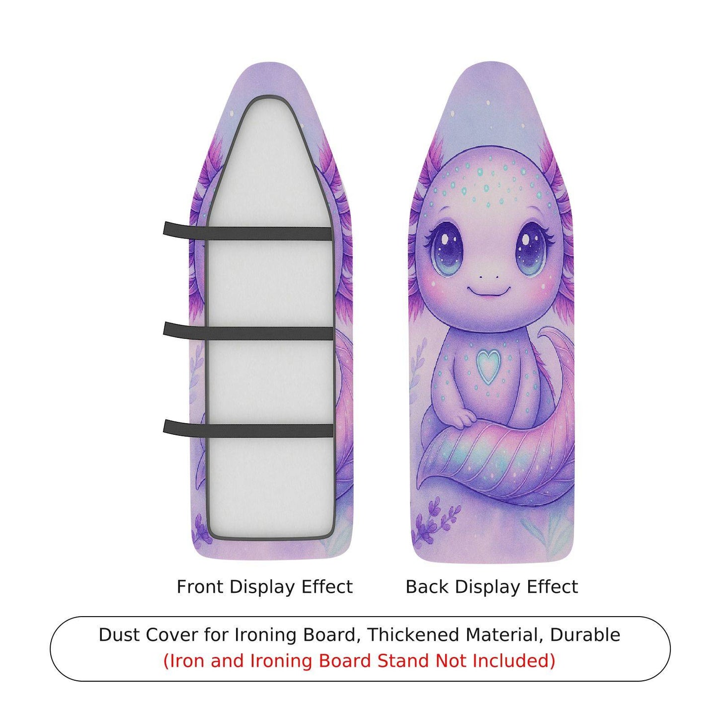 1-Piece Purple Cute Ironing Board Cover, Universal Size, Without Board
