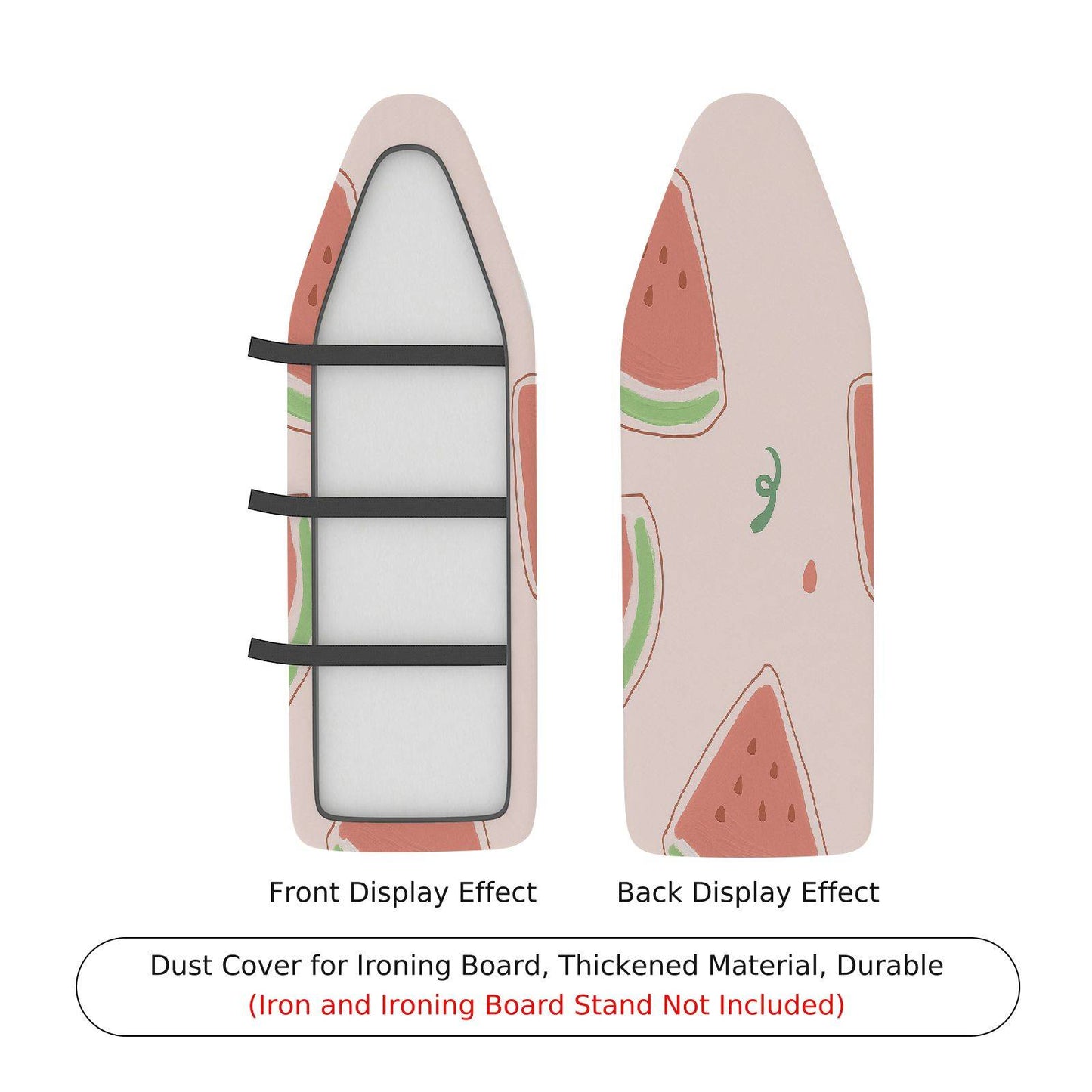 1-Piece Watermelon Fruit Summer Ironing Board Cover, Universal Size, Without Board