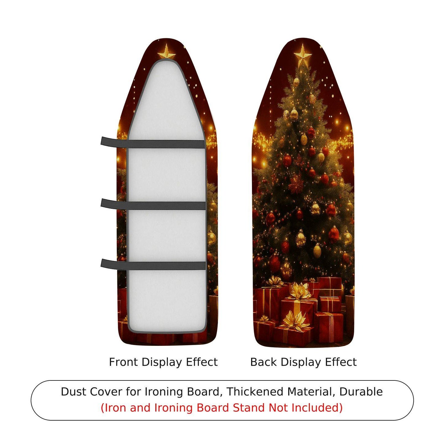 1-Piece Christmas Tree Ornaments Gifts Ironing Board Cover, Universal Size, Without Board