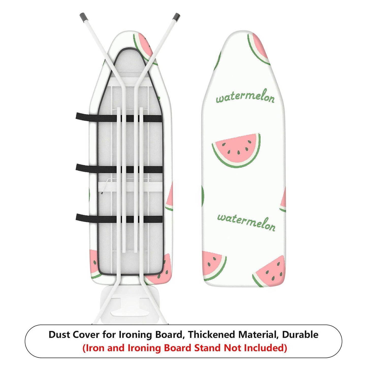 1-Piece Watermelon Print Fruit Pattern Summer Theme Ironing Board Cover, Universal Size, Without Board