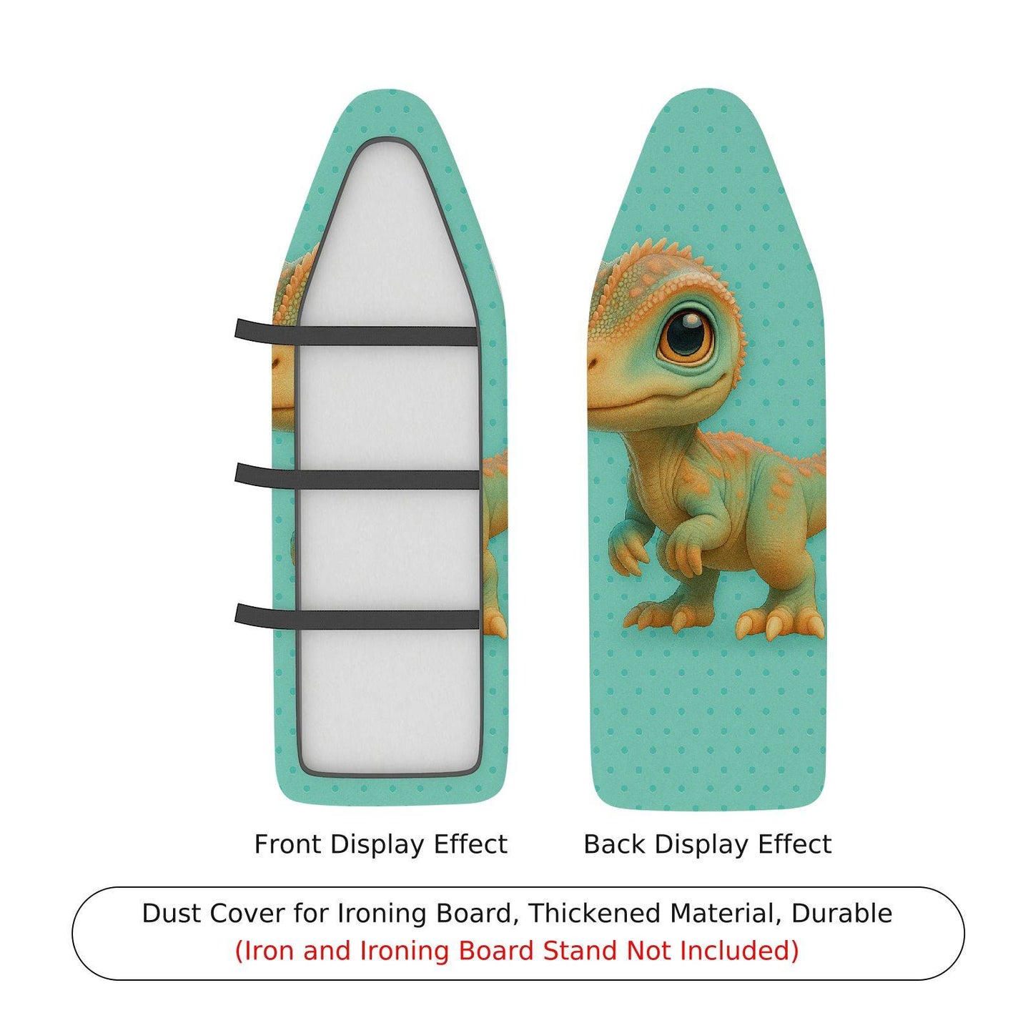1-Piece Dinosaur Fun Ironing Board Cover, Universal Size, Without Board