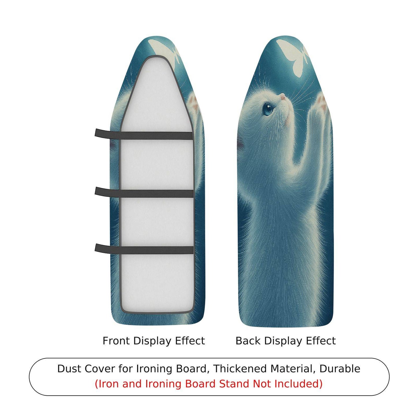 1-Piece Cat Cute Animal Ironing Board Cover, Universal Size, Without Board