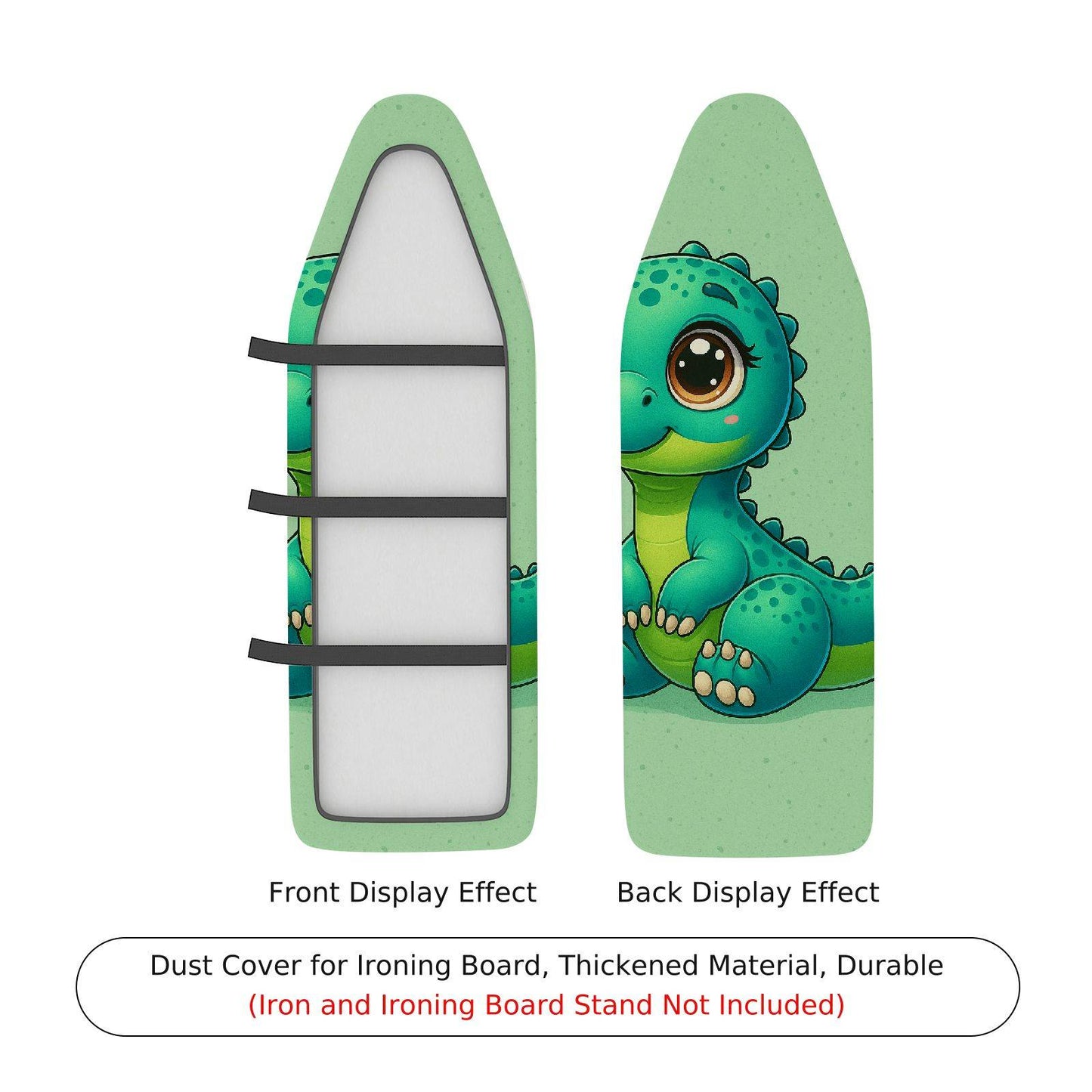 1-Piece Dinosaur Cute Ironing Board Cover, Universal Size, Without Board