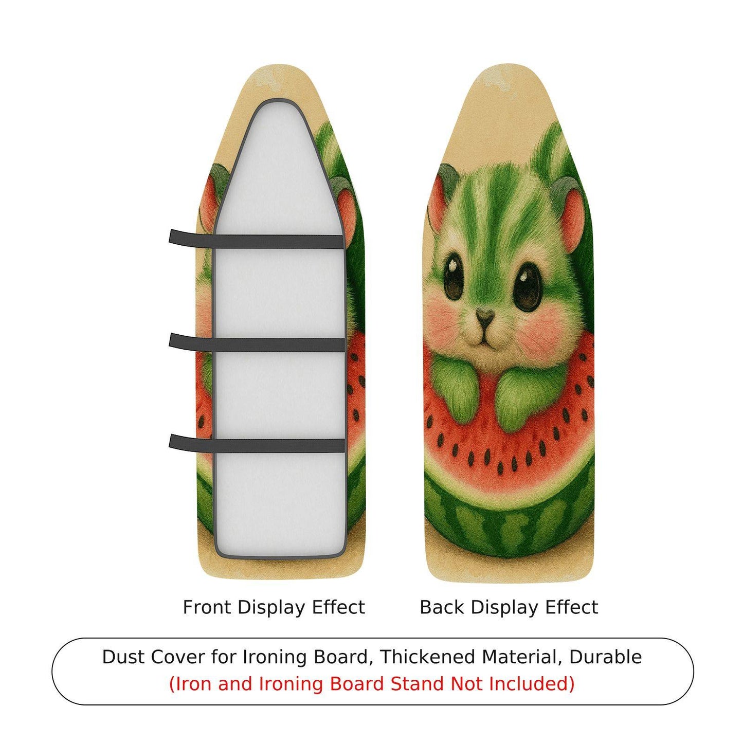 1-Piece Cute Animal Fruit Rabbit Ironing Board Cover, Universal Size, Without Board