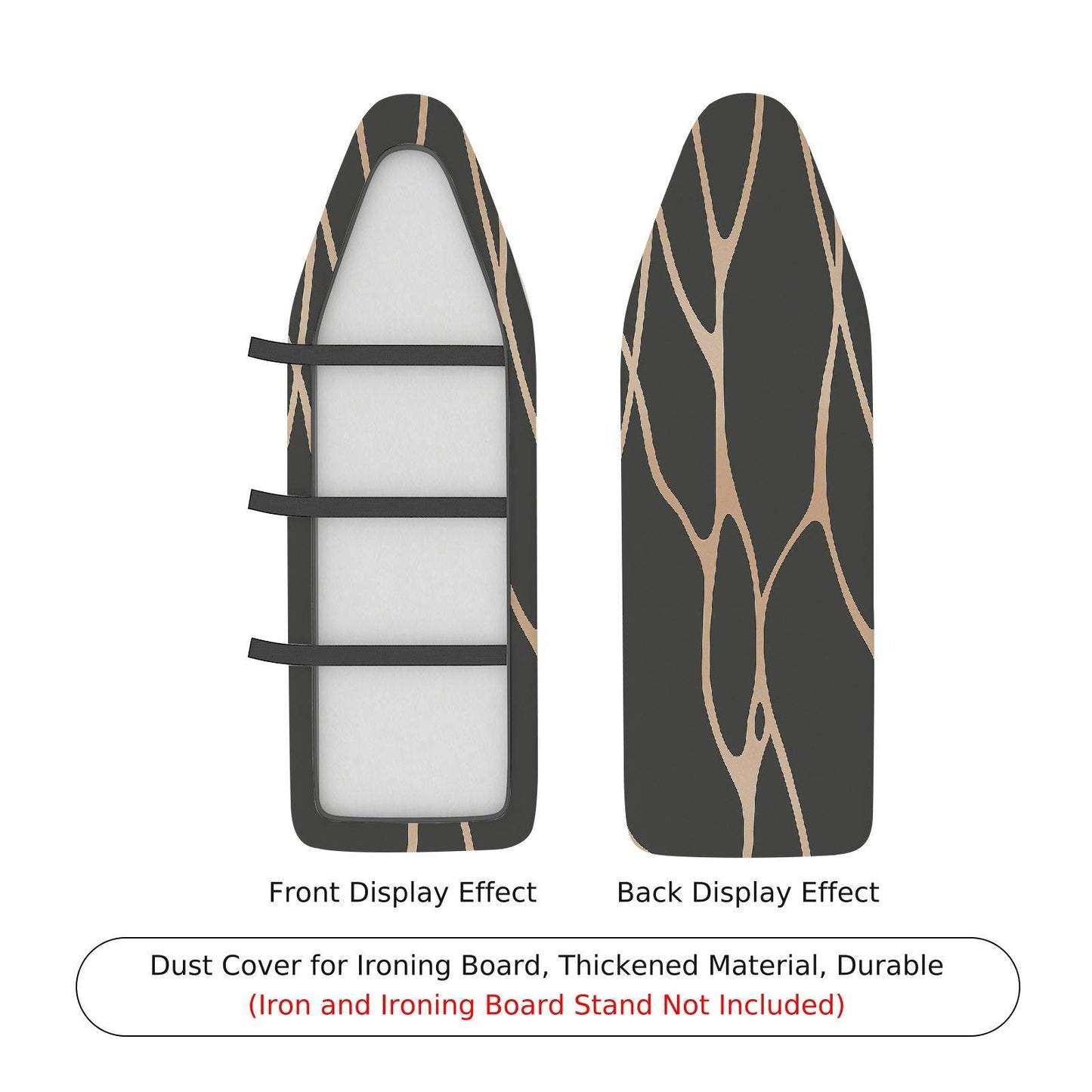 1-Piece Abstract Geometric Modern Ironing Board Cover, Universal Size, Without Board
