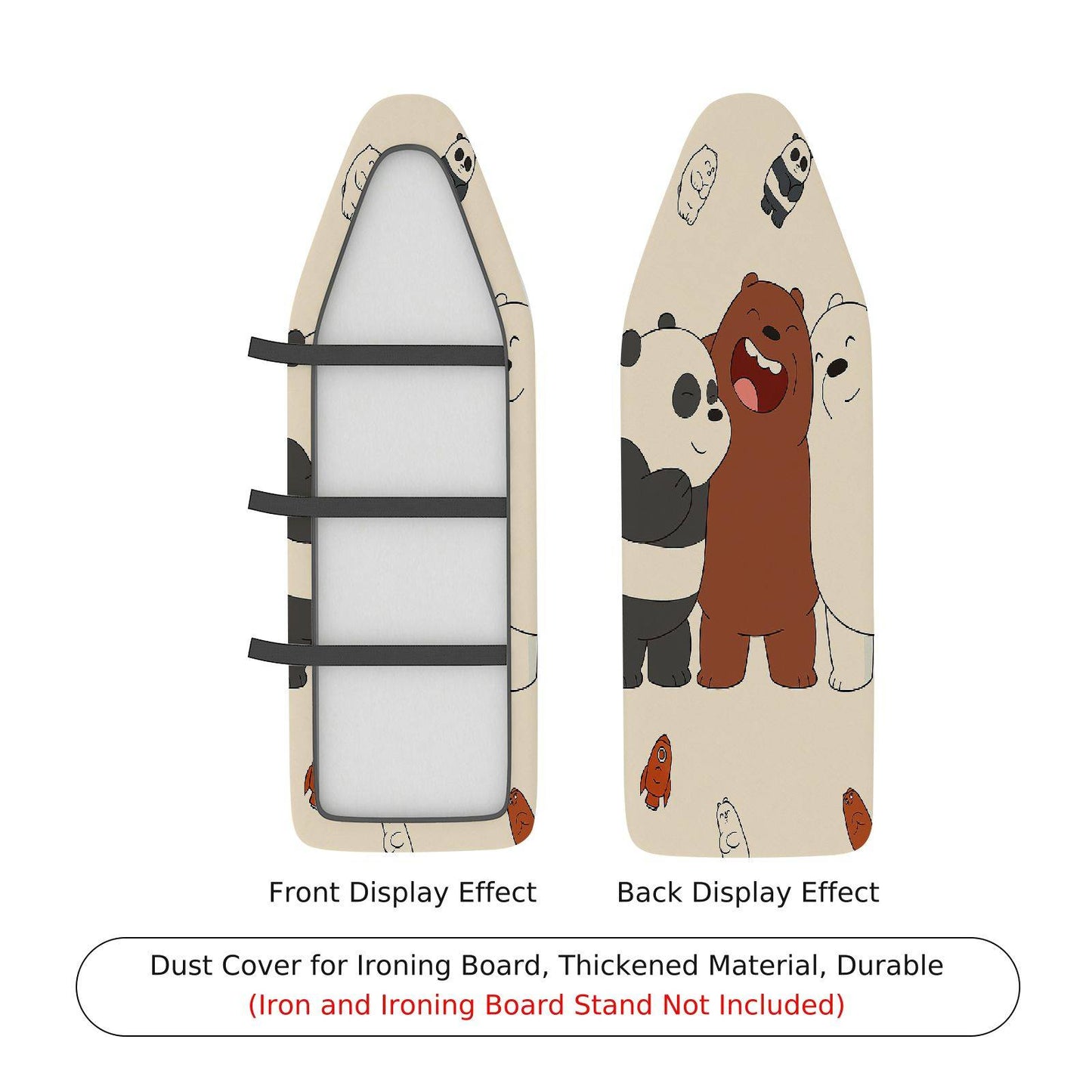 1-Piece Animal Cute Ironing Board Cover, Universal Size, Without Board