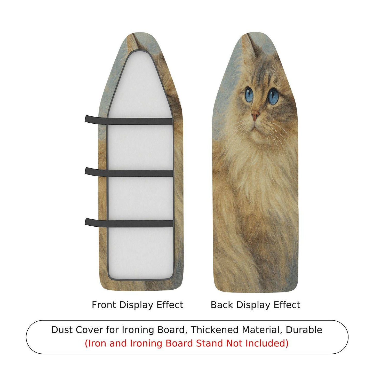 1-Piece Cat Pattern Cute Feline Ironing Board Cover, Universal Size, Without Board