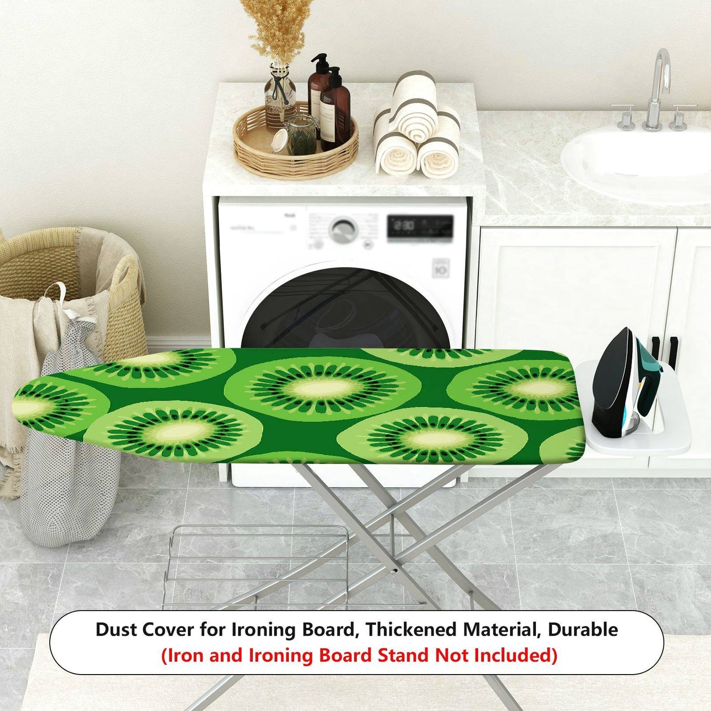 1-Piece Fruit Kiwi Fresh Ironing Board Cover, Universal Size, Without Board