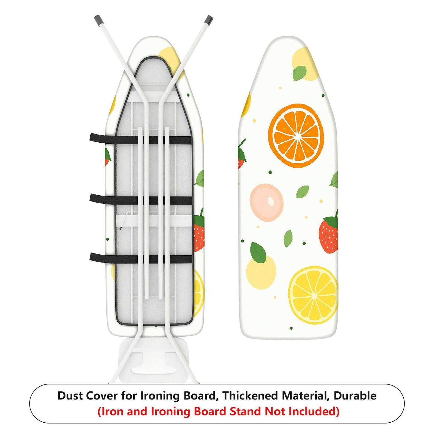 1-Piece Fruit Pattern Colorful Design Decorative Ironing Board Cover, Universal Size, Without Board