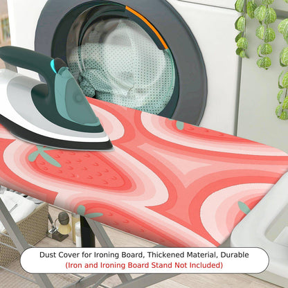 1-Piece Strawberry Pink Fun Decorative  Ironing Board Cover, Universal Size, Without Board