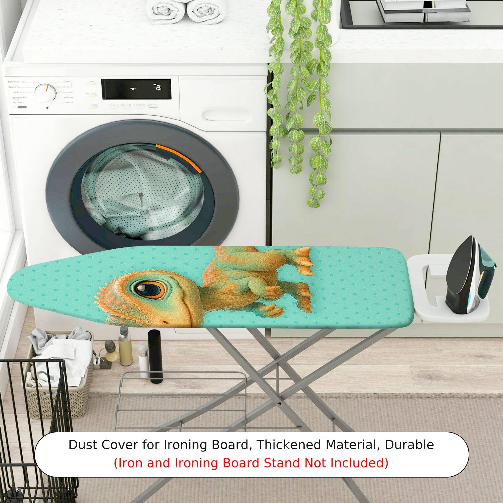 1-Piece Dinosaur  Fun  Ironing Board Cover, Universal Size, Without Board