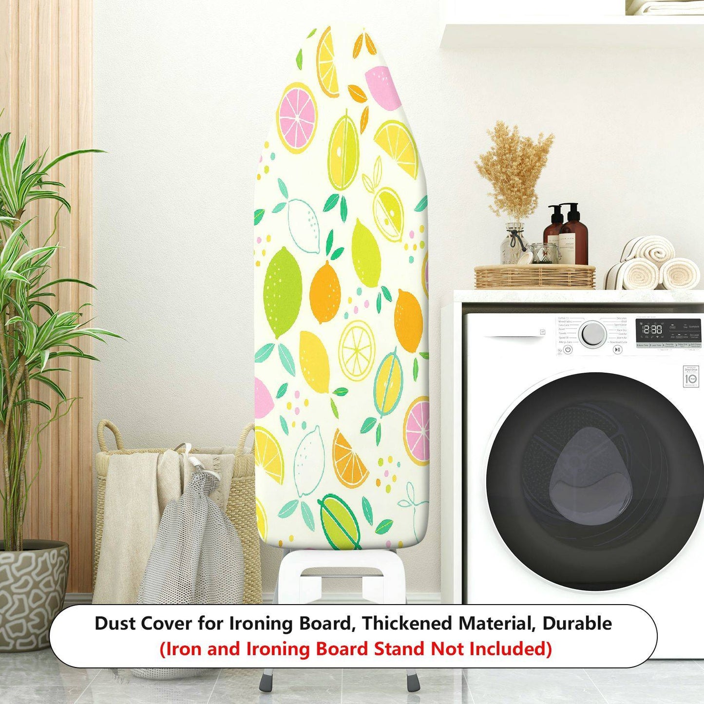 1-Piece Fruits Citrus Lemon  Ironing Board Cover, Universal Size, Without Board