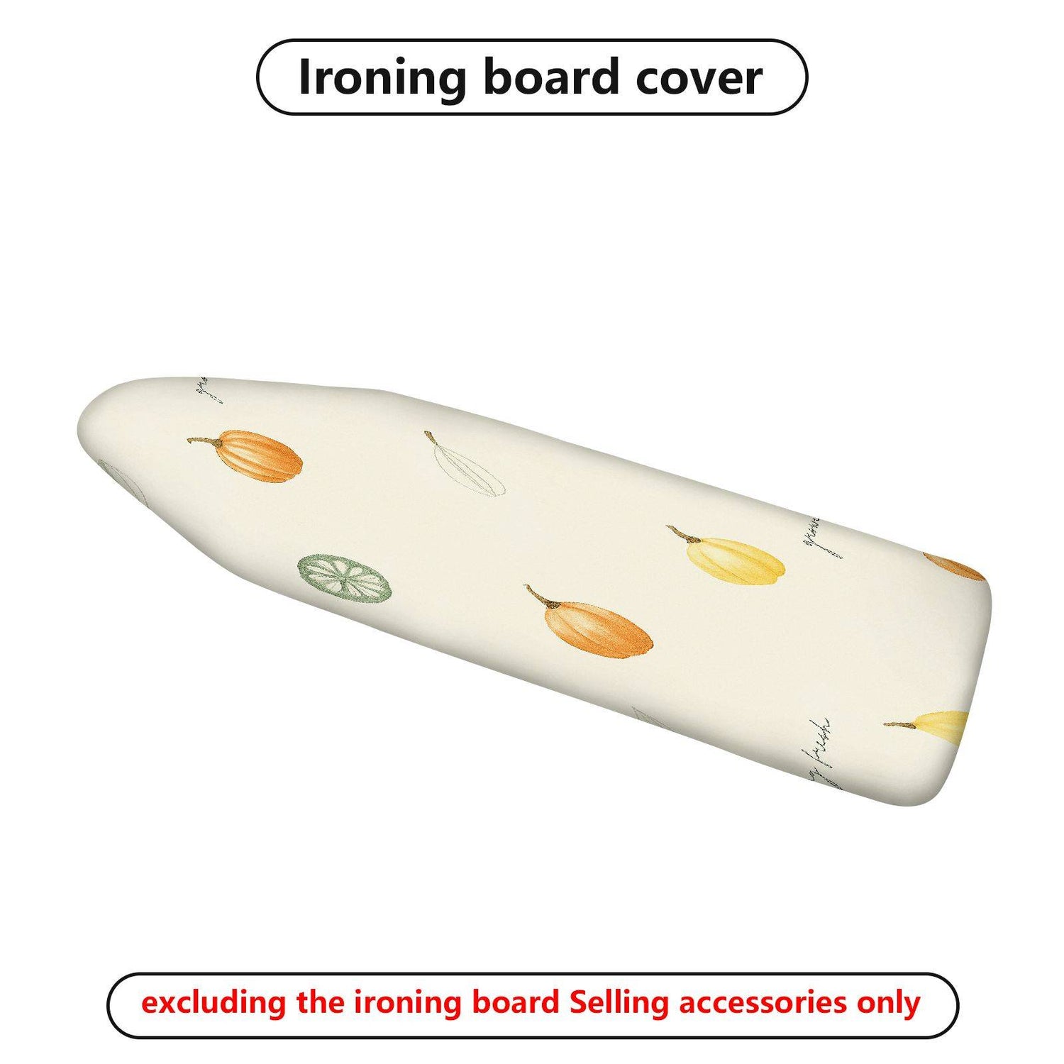 1-Piece Vegetable Pattern Nature Fruit  Ironing Board Cover, Universal Size, Without Board