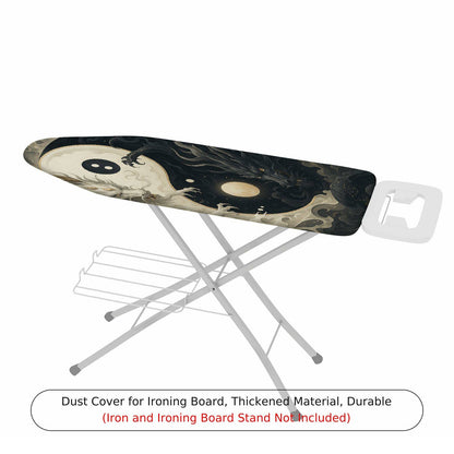 1-Piece Yin Yang Dragon Black  Ironing Board Cover, Universal Size, Without Board