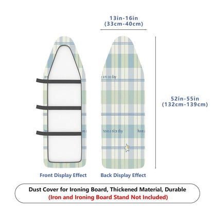 1-Piece Plaid Check Star  Ironing Board Cover, Universal Size, Without Board