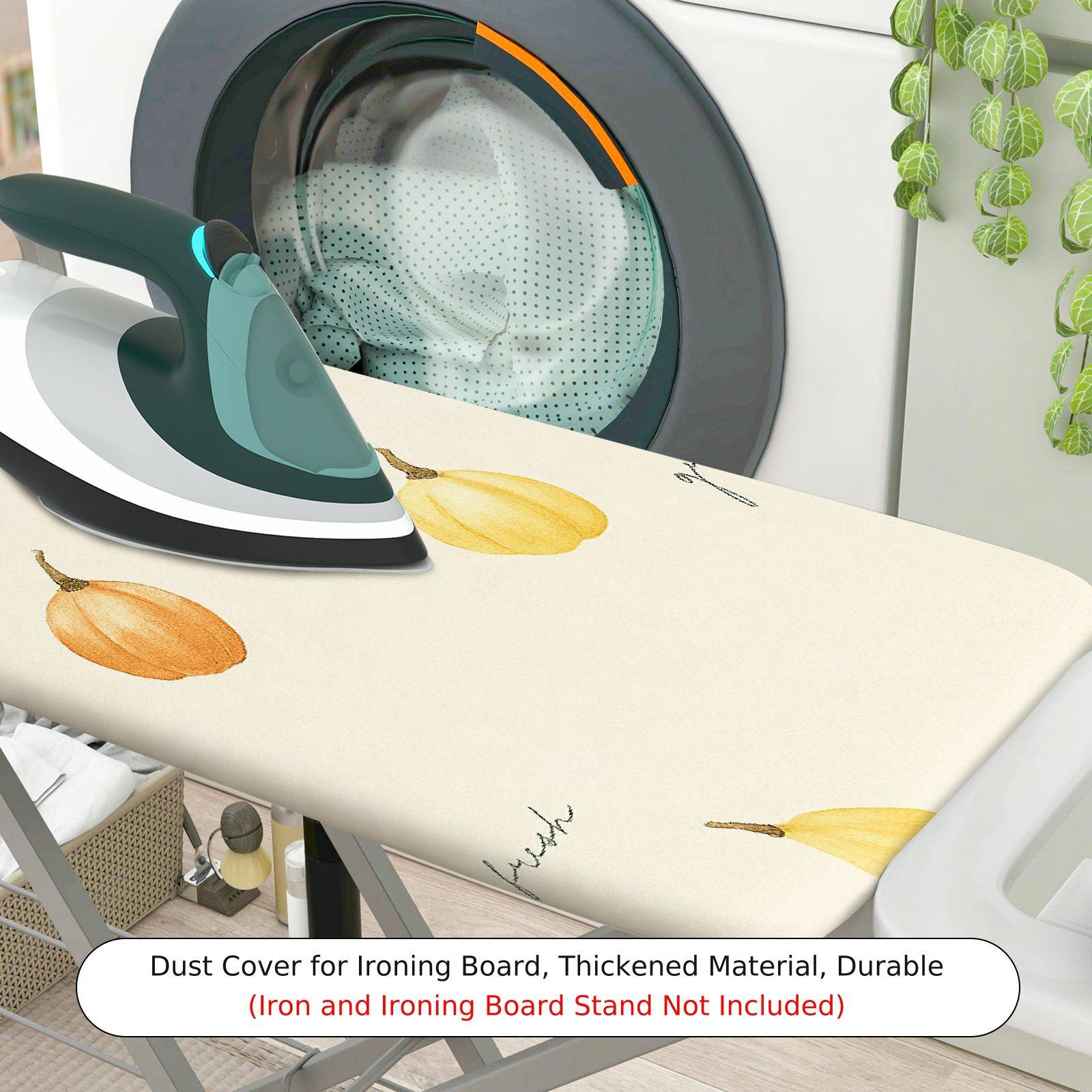 1-Piece Vegetable Pattern Nature Fruit  Ironing Board Cover, Universal Size, Without Board