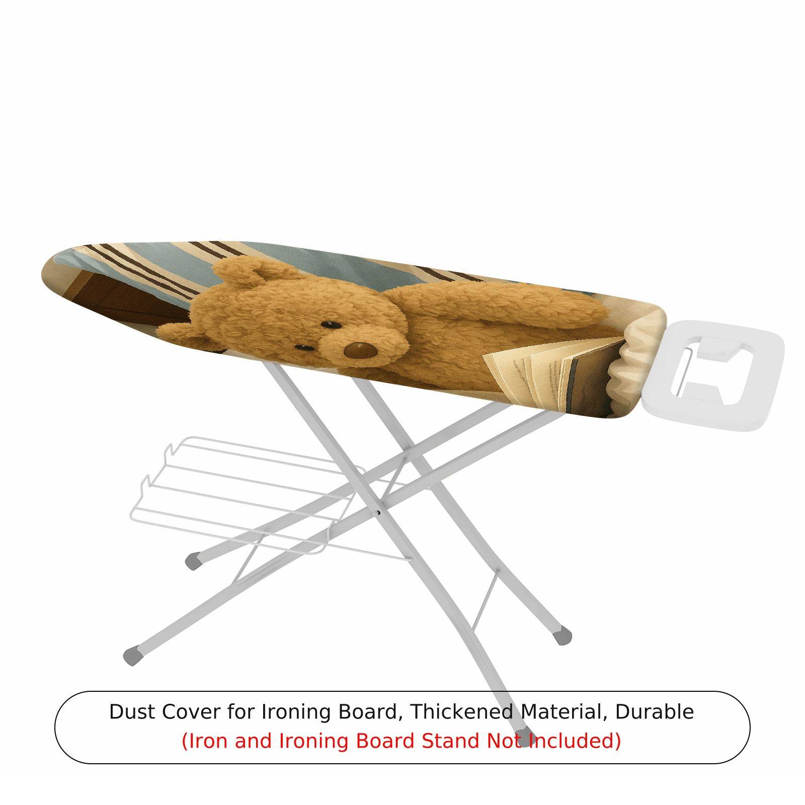 1-Piece Teddy Bear Cozy Cute  Ironing Board Cover, Universal Size, Without Board