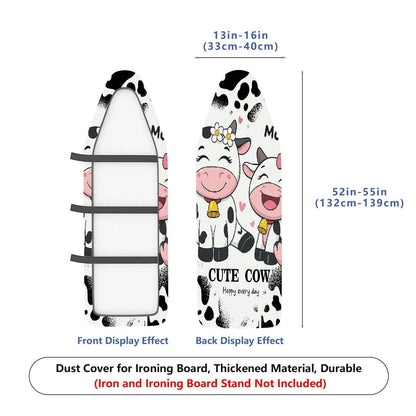 1-Piece Cute Cow  Fun  Ironing Board Cover, Universal Size, Without Board