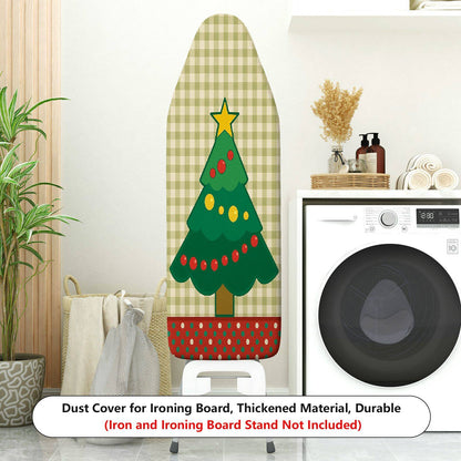 1-Piece Christmas Tree Star Pattern  Ironing Board Cover, Universal Size, Without Board