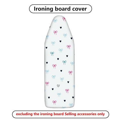 1-Piece Bow Heart Pattern Cute Durable  Ironing Board Cover, Universal Size, Without Board