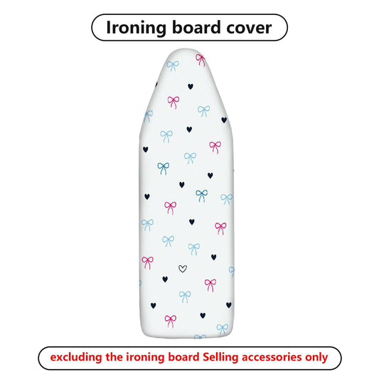 1-Piece Bow Heart Pattern Cute Durable  Ironing Board Cover, Universal Size, Without Board
