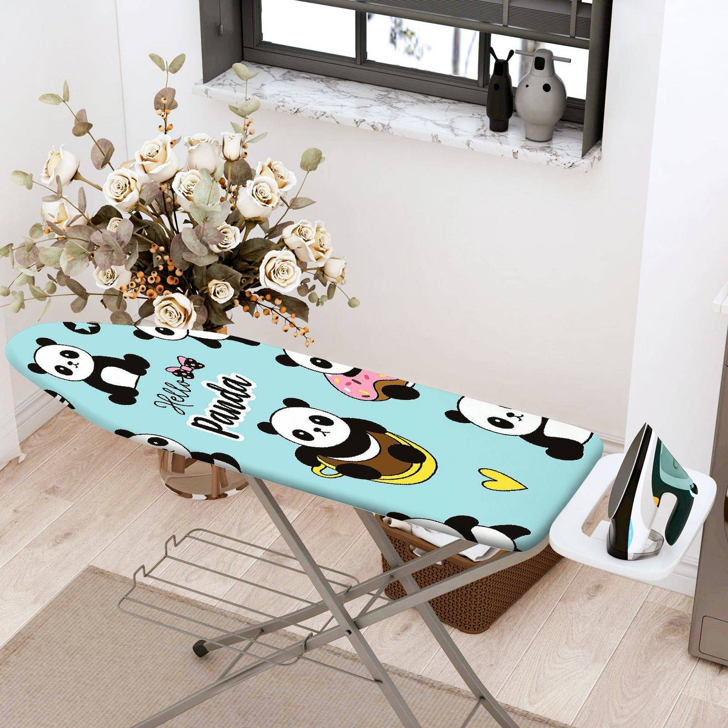 1-Piece Panda  Cute  Ironing Board Cover, Universal Size, Without Board