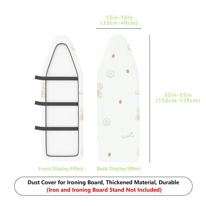 1-Piece Cute  Strawberry Bear Sweet  Ironing Board Cover, Universal Size, Without Board