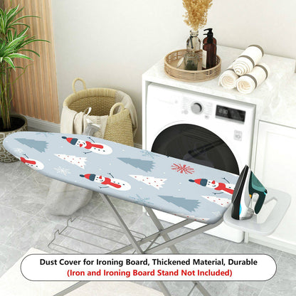 1-Piece Snowman Christmas Winter  Ironing Board Cover, Universal Size, Without Board