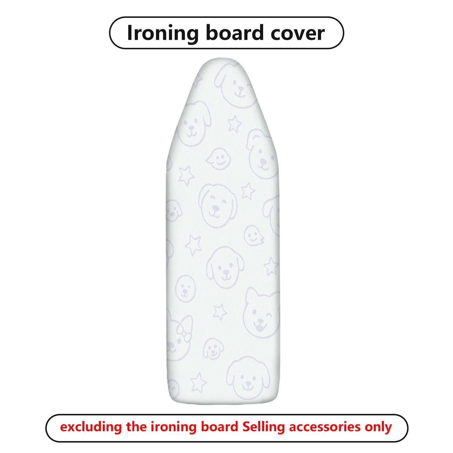 1-Piece Cute Animal Star  Ironing Board Cover, Universal Size, Without Board
