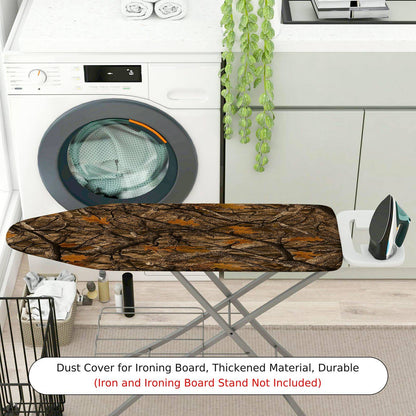 1-Piece Woodgrain Nature Rustic  Ironing Board Cover, Universal Size, Without Board