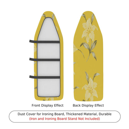 1-Piece Yellow Floral Modern  Ironing Board Cover, Universal Size, Without Board