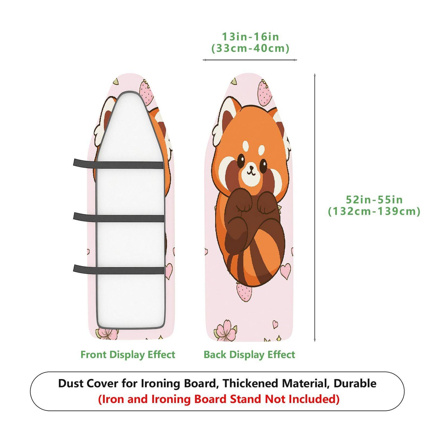 1-Piece Cute Animal  Floral  Ironing Board Cover, Universal Size, Without Board