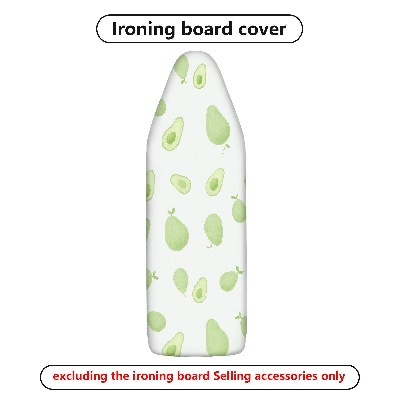 1-Piece Avocado Fruit Green  Ironing Board Cover, Universal Size, Without Board