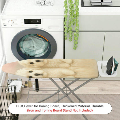 1-Piece Cute Dog Puppy Animal  Ironing Board Cover, Universal Size, Without Board