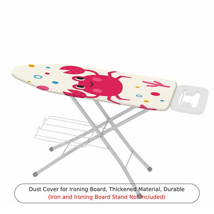 1-Piece Crab Fun Colorful  Ironing Board Cover, Universal Size, Without Board