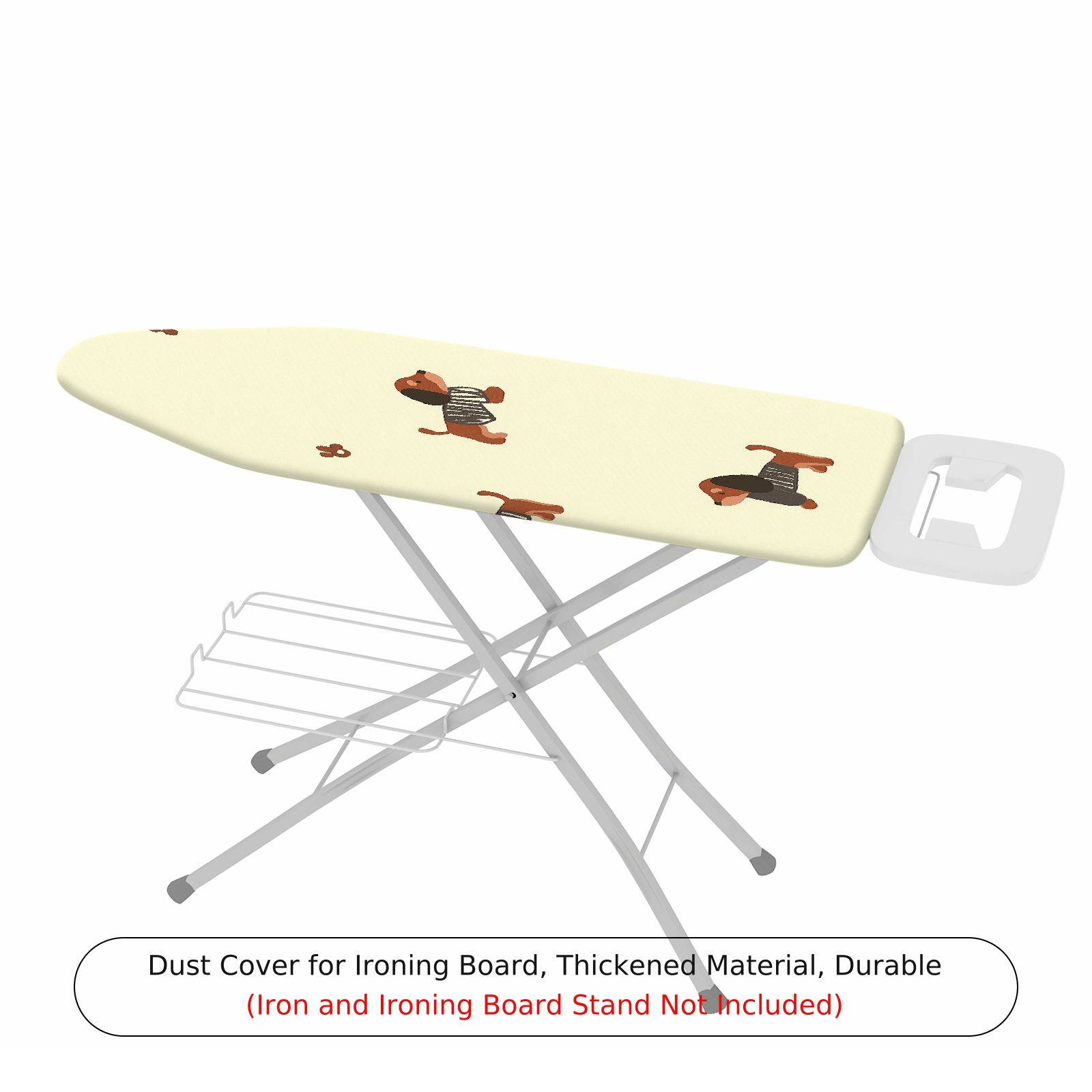 1-Piece Animal Pattern Beige  Ironing Board Cover, Universal Size, Without Board