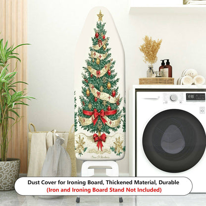 1-Piece Christmas Tree Festive Seasonal  Ironing Board Cover, Universal Size, Without Board