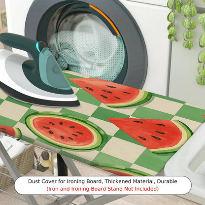 1-Piece Watermelon Checkered Cute  Ironing Board Cover, Universal Size, Without Board