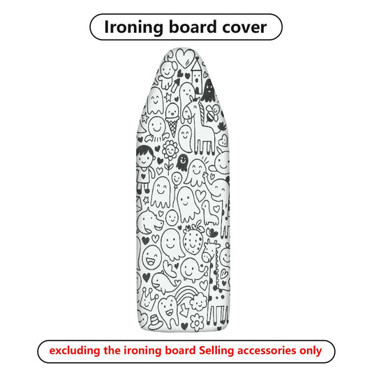 1-Piece Fun Doodle  Ironing Board Cover, Universal Size, Without Board
