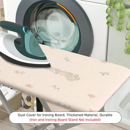 1-Piece Rabbit Floral Cute  Ironing Board Cover, Universal Size, Without Board