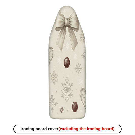 1-Piece Christmas Gift Snowflake Bow  Ironing Board Cover, Universal Size, Without Board