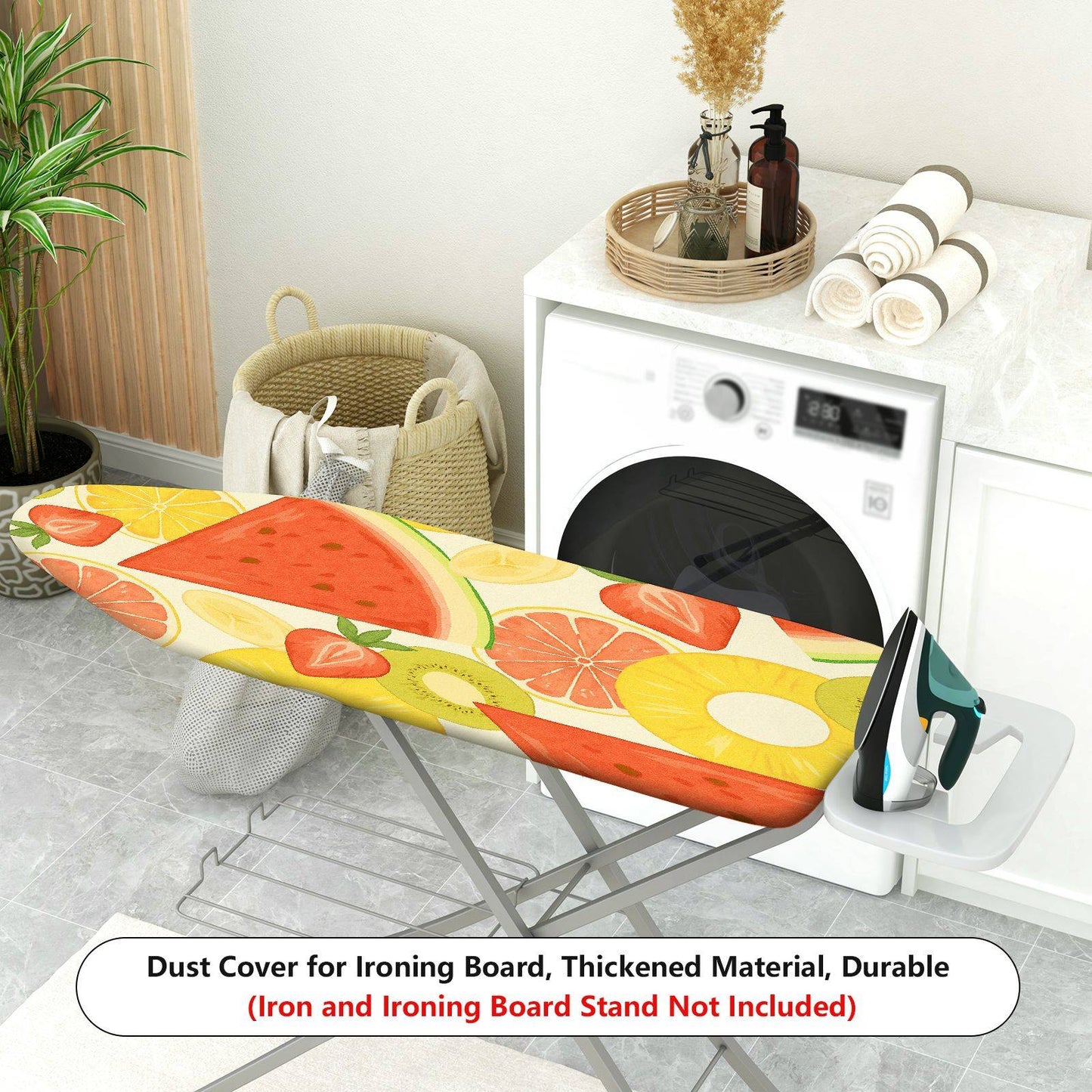 1-Piece Watermelon Fruit Tropical  Ironing Board Cover, Universal Size, Without Board