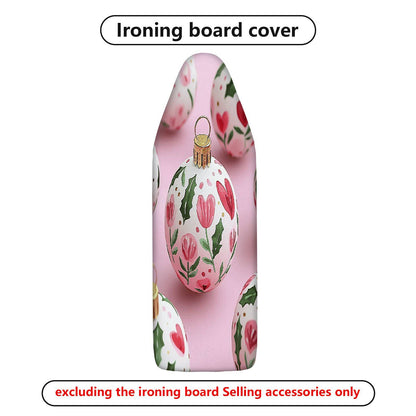 1-Piece Christmas Floral Decorative  Ironing Board Cover, Universal Size, Without Board