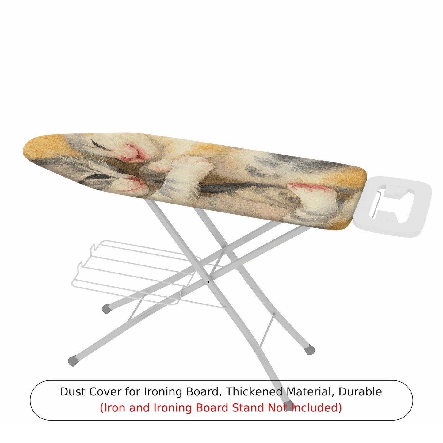 1-Piece Cute Kitten Animal Artistic  Ironing Board Cover, Universal Size, Without Board