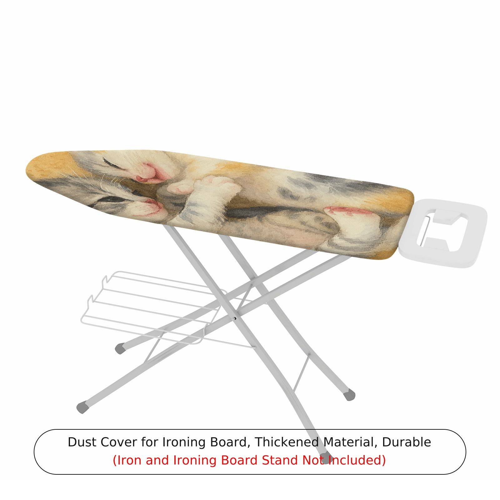 1-Piece Cute Kitten Animal Artistic  Ironing Board Cover, Universal Size, Without Board