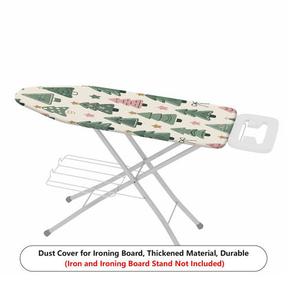 1-Piece Christmas Tree Star Bow  Ironing Board Cover, Universal Size, Without Board